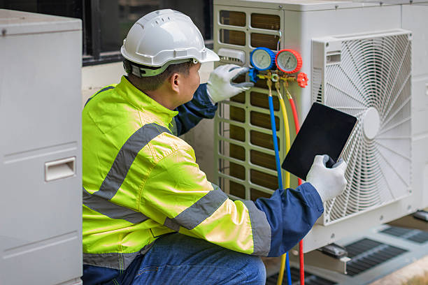 Professional Ac Installation technician working in Howe, IN